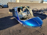 1969 BELL 206 FUSELAGE WITH LOGS