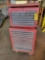CRAFTSMAN 9 DRAWER BOTTOM & 10 DRAWER TOP TOOL BOX, ROLL-A-ROUND