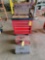 CRAFTSMAN 5 DRAWER ROLL-A-ROUND BOTTOM TOOL BOX & 3 SMALL TOOL BOXES