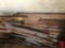 LARGE STACK OF DIMENTIONAL LUMBER, MAINLY 2 x 4's, VARIOUS LENGTHS