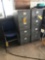 (2) FOUR DRAWER FILE CABINETS & (8) STACKING CHAIRS
