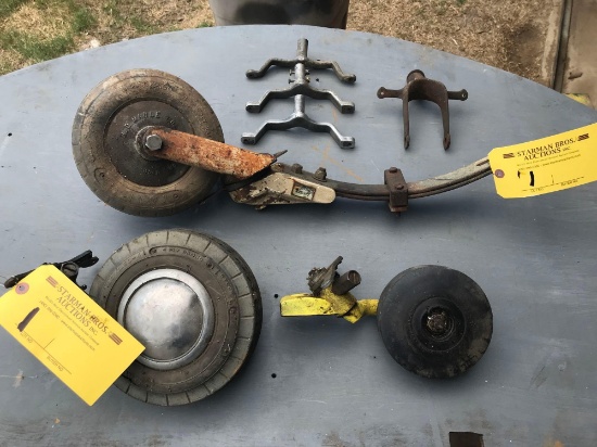 TAIL WHEEL ASSYS & MISC PARTS