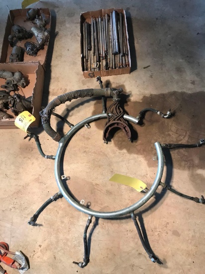 RADIAL ENGINE PUSH RODS & WIRE LOOM