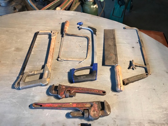 HACK SAWS & PIPE WRENCHES