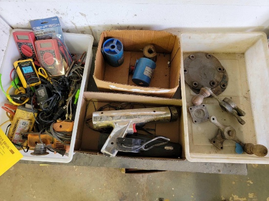 MULTI METERS, SOLDERING IRONS, TIMING LIGHTS, SAFETY WIRE & MISC