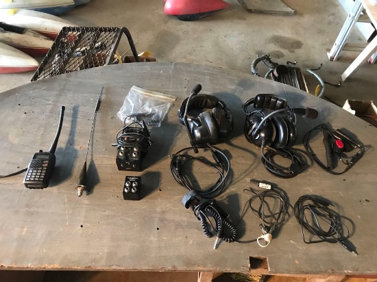 HEADSETS & 2 PLACE INTERCOM