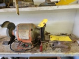 BENCH GRINDER & SMALL ANVIL