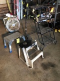 4' MAINTENANCE STAND & 2 STEP STOOLS
