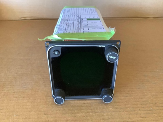 COLLINS SDU-640B SENSOR DISPLAY UNIT 622-9735-001, AS REMOVED