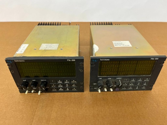TECHNISONIC TFM-550 UHF/VHF/LOW/HI BAND TRANSCEIVERS 991095-1