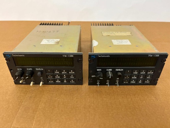 TECHNISONIC TFM-138B VHF/FM TRANSCEIVERS 921012-1