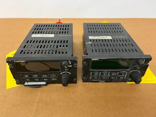FREEFLIGHT/TRIMBLE 2101 IO PLUS GPS RECEIVERS (1) 81440-42-241N, (1) 81440-02-241P