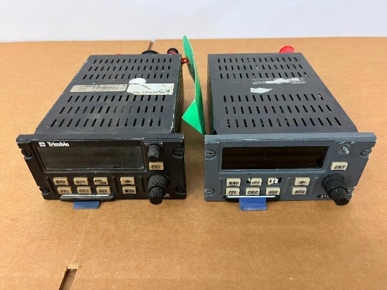 TRIMBLE 2101 IO GPS RECEIVERS (1) 81440-00-0233, (1) 81439-01-0231 (BOTH NEED REPAIR)