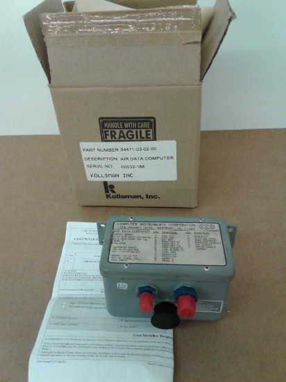 CIC 8800M AIR DATA COMPUTER 04471-03-02-00 (REPAIRED) SN: 05532-166