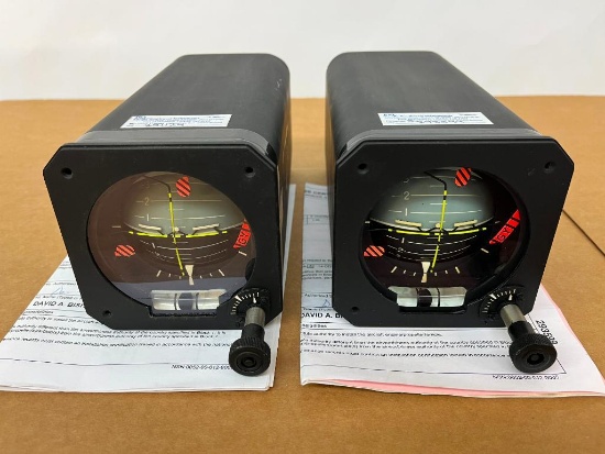 SFENA ATTITUDE INDICATORS (1) 42-86V3M1 (REPAIRED), (1) 42-86V3 (OVERHAULED)