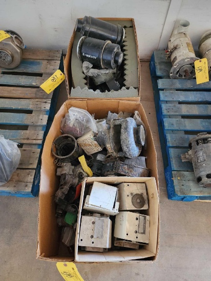 LOT OF STARTER GENERATORS & ACCYS DISASSEMBLED