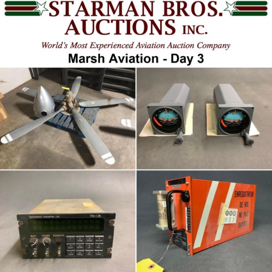 FINAL LIQUIDATION AUCTION OF MARSH AVIATION DAY 3