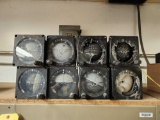 LOT OF ATTITUDE INDICATORS (SOME WITH BROKEN GLASS)