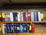 LOT OF AVIONICS & ACCY MANUALS (DOES NOT INCLUDE SHELVING)