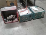 LOT OF CHRISTIE BATTERY CHARGES & VACUUM PUMP
