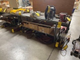 8' METAL SHOP BENCH WITH WILTON VICE (DOES NOT INCLUDE TOOLING)