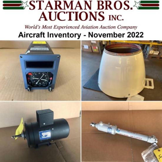 AIRCRAFT INVENTORY AUCTION NOV. 2022