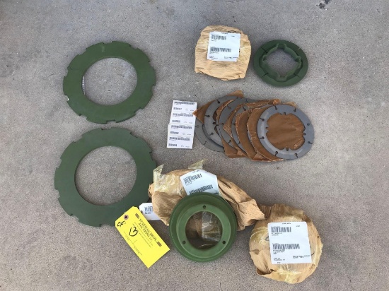 N.O.S. BEECHCRAFT BRAKE DISCS & INVENTORY, 35-8002-23, 50-300013-13, 95-300001-3, & 35-8002-13