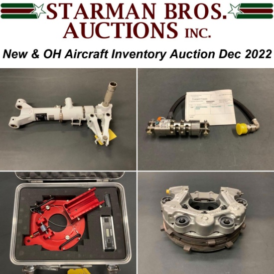 NEW & OVERHAULED AIRCRAFT INV. AUCTION DEC. 2022