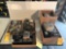BOXES OF RELAYS, SOLENOIDS, TRANSVERTERS & ELECT INV