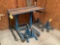 LOT OF STORAGE/SHORING CARTS