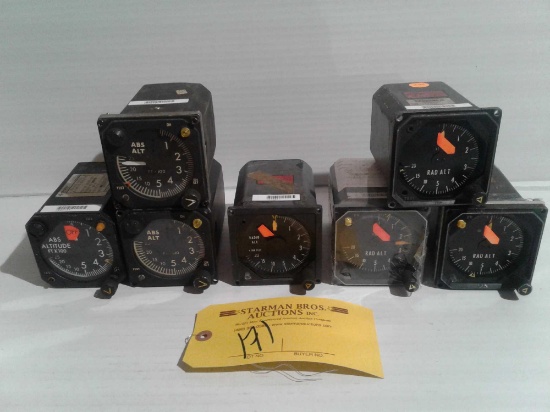 ALTIMETERS COLLINS 339H-4, 622-1204-003, -004 (1 BER) SPERRY 4031608-901, 4014267-901 & COLLINS