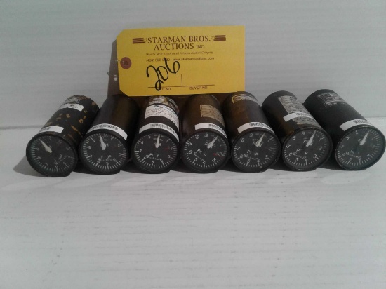 KING AIR PROP TACHOMETERS 50-380035-1 & -5 (MOST WITH REMOVAL TAGS)