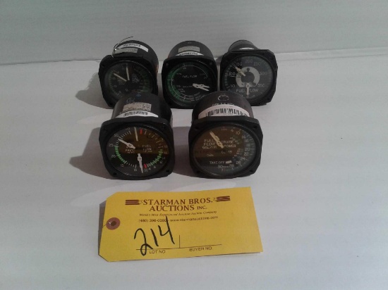 FUEL FLOW INDICATORS 60-384070-3, CM2642, 6331 & PM-44-11