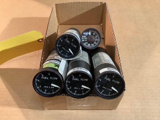 FUEL FLOW INDICATORS 90-380037-1 (WITH REMOVAL TAGS) & 6511/F.31