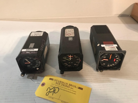 MACH AIRSPEED INDICATORS MSI-80C 622-4382-015, TN534-23070-001 & 31500-453