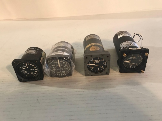 AIRSPEED & CLIMB INDICATORS T16-211-200, 64032.222.1, RCS-20-10 & RCM60AC1-2