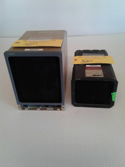 HONEYWELL DU-870, 7014300-901 & ED-800, 7003110-902 (DAMAGED SCREEN), BOTH HAVE TAMPER SEALS REMOVED