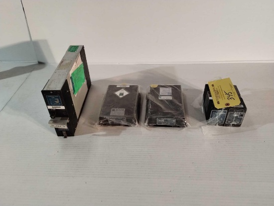 LOT OF JET STATIC INVERTERS, BATTERY BACKUP (DAMAGED) & SPOILERON COMPUTERS