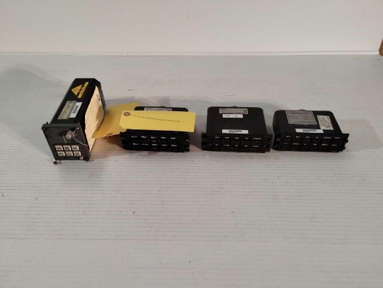 (LOT) HONEYWELL THRUST RATING PANEL 4058254-901 & MS-500/500A PANELS