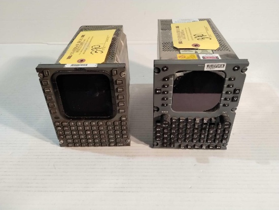 COLLINS CDU-860A UNIT 622-9957-002 & GLOBAL COLOR CDU 40200-0101 (DAMAGED CASE)