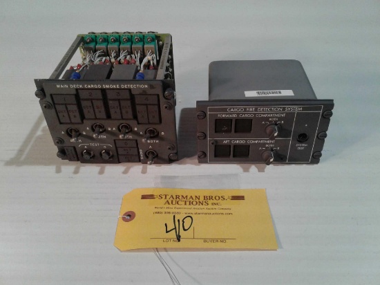 WALTER KIDDE CARGO FIRE DETECTION PANEL & SMOKE DETECTOR PANEL