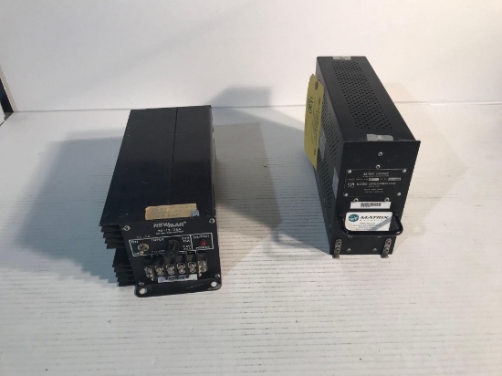 ELECTRO BATTERY CHARGER 2-301-3 & NEWMAR DC-DC CONVERTER 32-12-25A