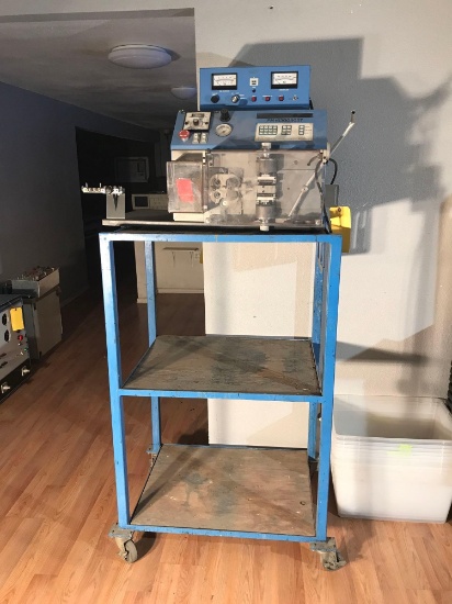 EUBANKS 67510-01 WIRE MARKING MACHINE, INCOMPLETE INCLUDES CART