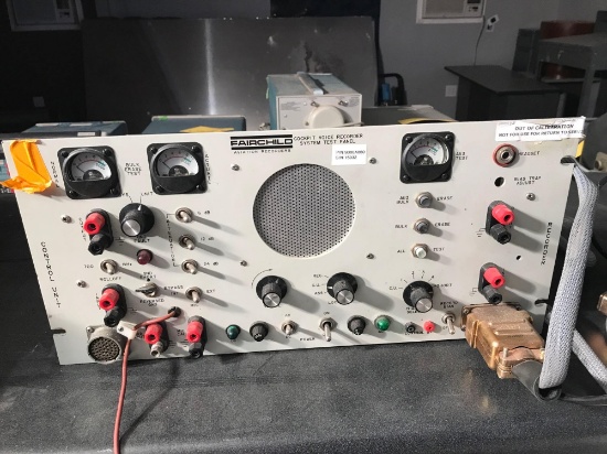 FAIRCHILD COCKPIT VOICE RECORDER TEST PANEL