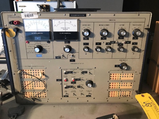 ARC H-43 AUTOPILOT TEST PANEL & BREAK-OUT BOXES/ADAPTER CABLES