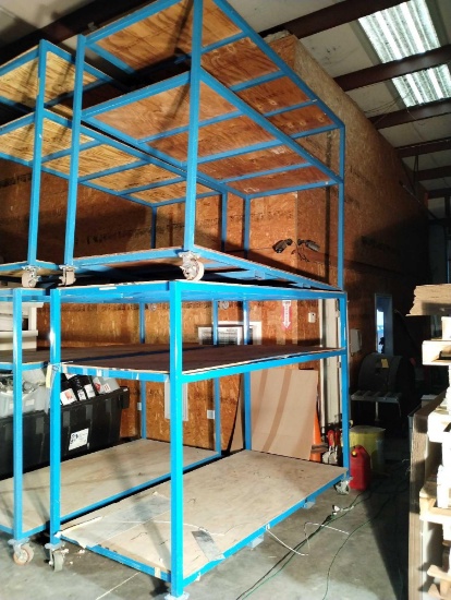 ROLL-AROUND INVENTORY CARTS 100" L x 48" W x 79" T (PICKUP ONLY)