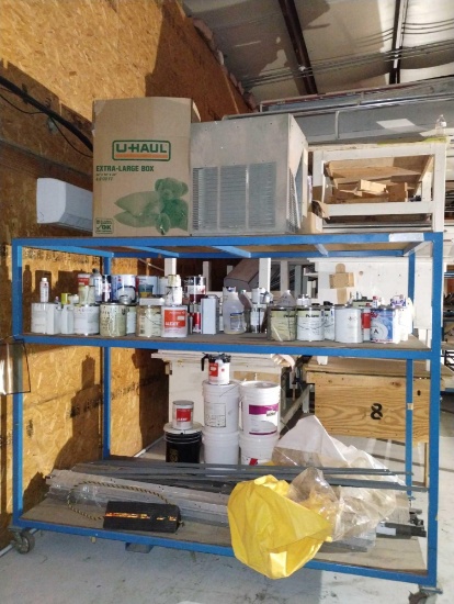 CART 100" L x 48" W x 79" T WITH CHEMICALS & PARTS (PICKUP ONLY)