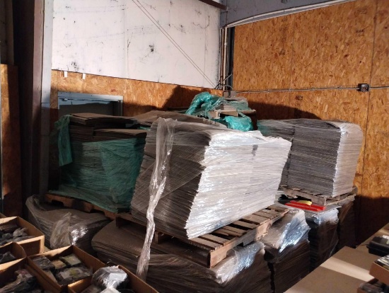PALLETS OF INDUSTRIAL OFFICE CARPET 24x24 SQUARES