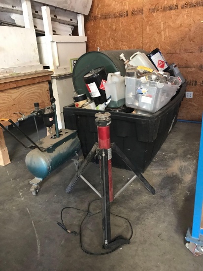 SPILL PIG CONTAINMENT UNIT, STEEL OIL BARREL, CHEMICALS & MISC (PICKUP ONLY)