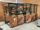 (10) TERMINAL CARTS & ROLLAROUND RACKS INCLUDES INVENTORY